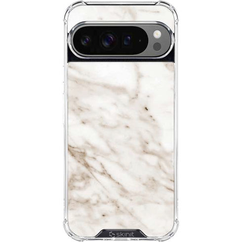 Taupe Marble Google Pixel 10 Pro XL Clear Case